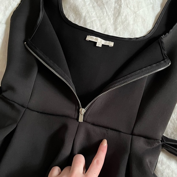 Black Maje cocktail dress. - Picture 7 of 7